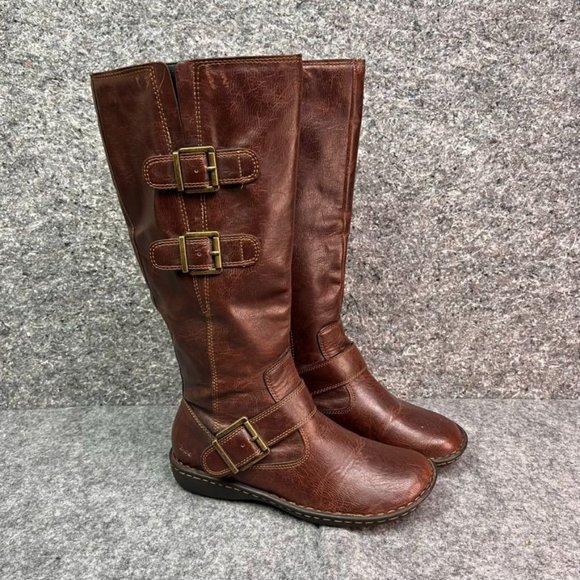 boc Shoes Boc Womens Virginia Tall Boots Brown Vegan Leather Size 9